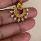 Antique Pearl Pendant Mangalasutra & With Earrings