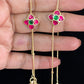 Jadau Kundan Floral Anklets | Antique Jadau Payal | Traditional Jewelry In USA