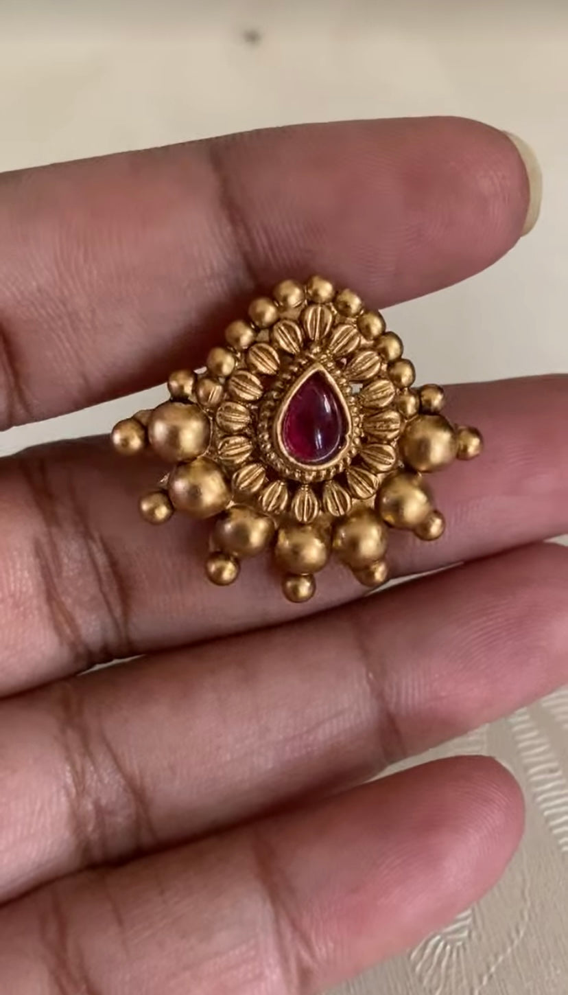 Antique temple necklace | Latest Indian jewelry in USA