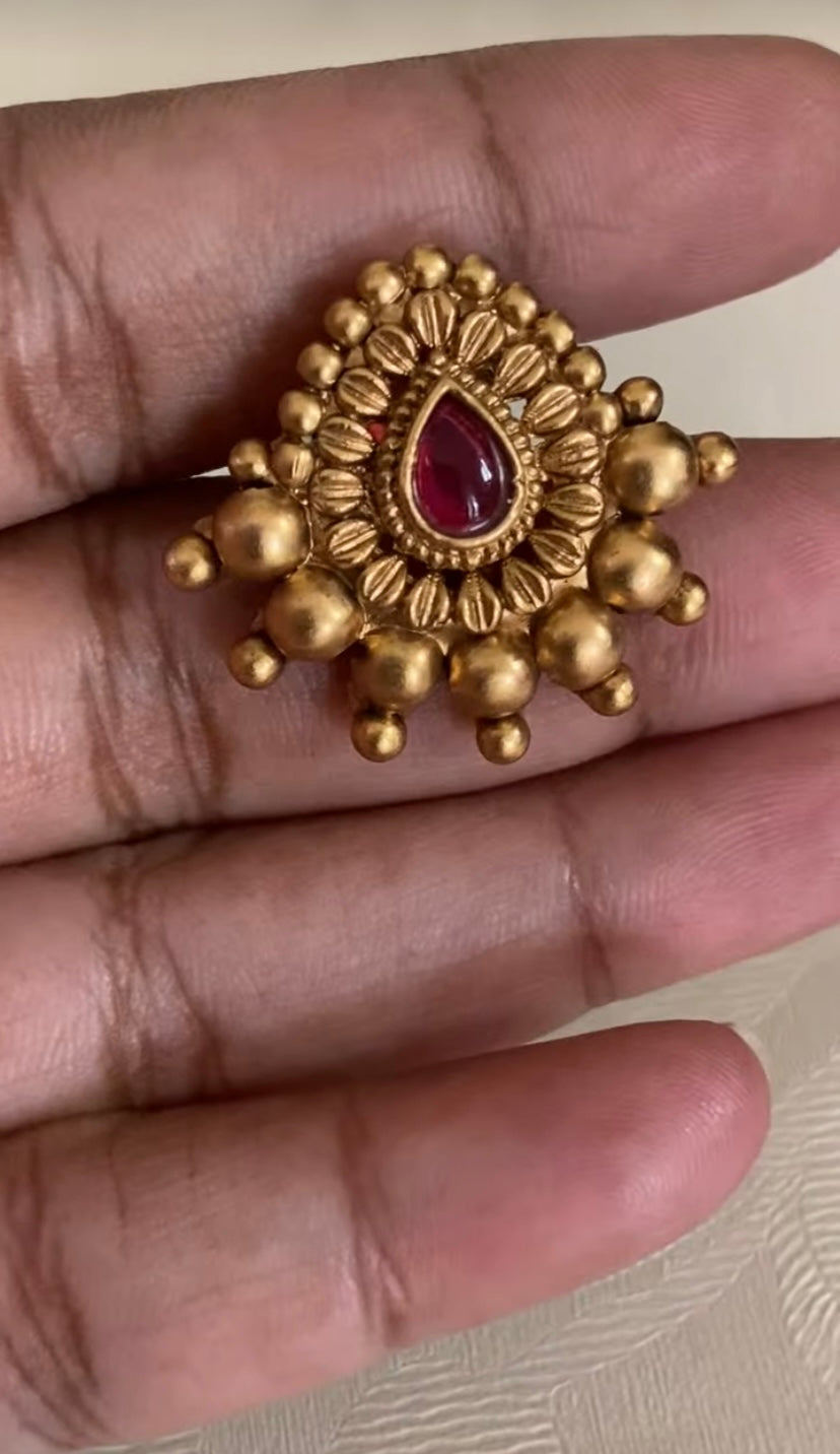 Antique temple necklace | Latest Indian jewelry in USA