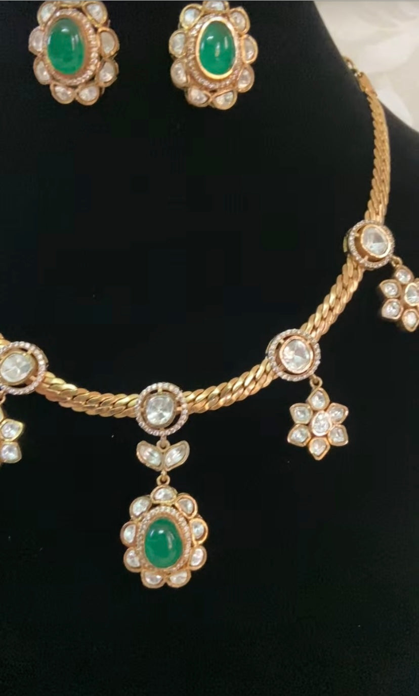 Antique Polki Kundan Necklace