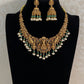 Antique Temple Lakshmi Necklace Set | Traditional South Indian Jewelry