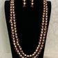 Beads with Pearls Long Necklace & Earrings | Indian Jewelry In USA