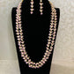 Beads with Pearls Long Necklace & Earrings | Indian Jewelry In USA