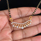AD 2Tone Pendant Mangalsutra | Traditional Black Beads | Gift Idea