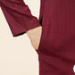 Maroon Classic Kurta Set