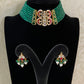 Jadau Kundan Pendant Beads Choker Set |