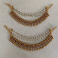Pearl Antique Champaswaralu | Indian Ear Chains | Hair accessories