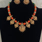 Lakshmi Pendants Coral Mala Set | Indian Jewelry In USA