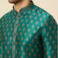 Metallic Green  Buta Printed Kurta Set