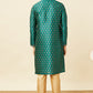 Metallic Green  Buta Printed Kurta Set