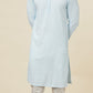 Lite Blue Chikankari Kurta Set