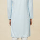 Lite Blue Chikankari Kurta Set