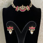 Lotus Jadau Kunda Pearl Choker | Indian jewellery