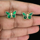 Jadau Kundan Butterfly Studs Earrings