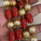 Coral & Pearl Mala Necklace