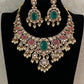 AD Polki Kundan Bridal Necklace Set | Indian Jewelry In USA