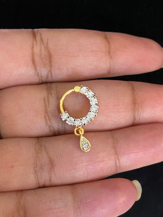 AD Nose Ring |  Indian jewelry | Traditional jewelry