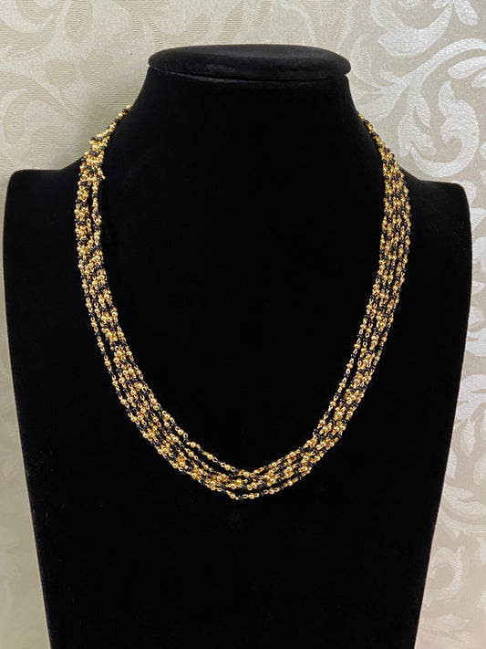 Mangalasutra | Black Beads Necklace | Indian jewelry |