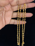 Gold Balls Ear Chains | Champaswaralu | Hair accessories