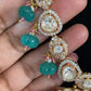 Polki Kundan &Pumpkin Beads Necklace