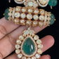 Polki Kundan &Pumpkin Beads Necklace