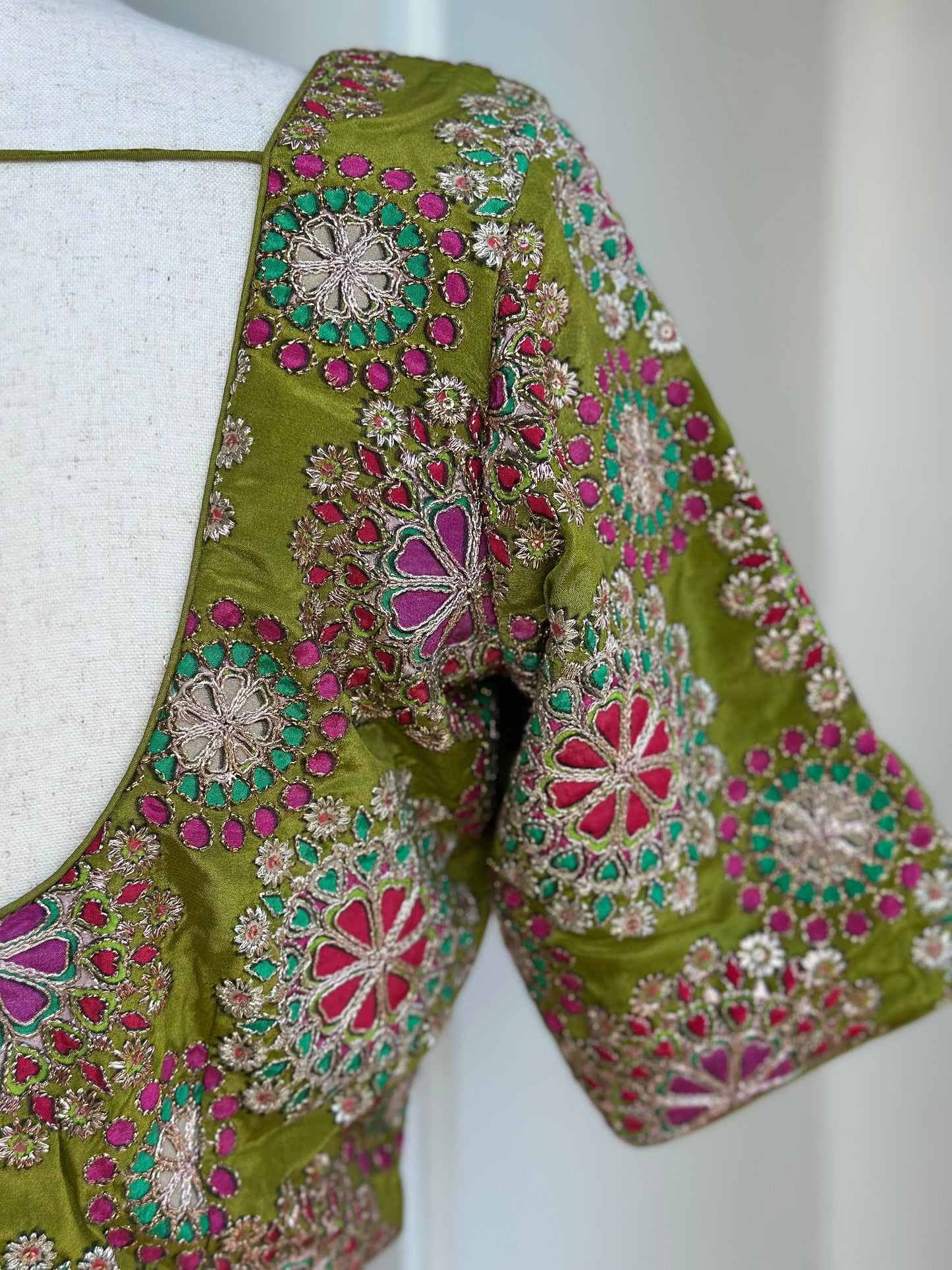 Printed Embroidery Blouse | Saree readymade blouses in USA