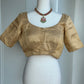 Golden Tissue Blouse | Boutique blouses