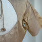 DullGolden Tissue Blouse | Boutique blouses