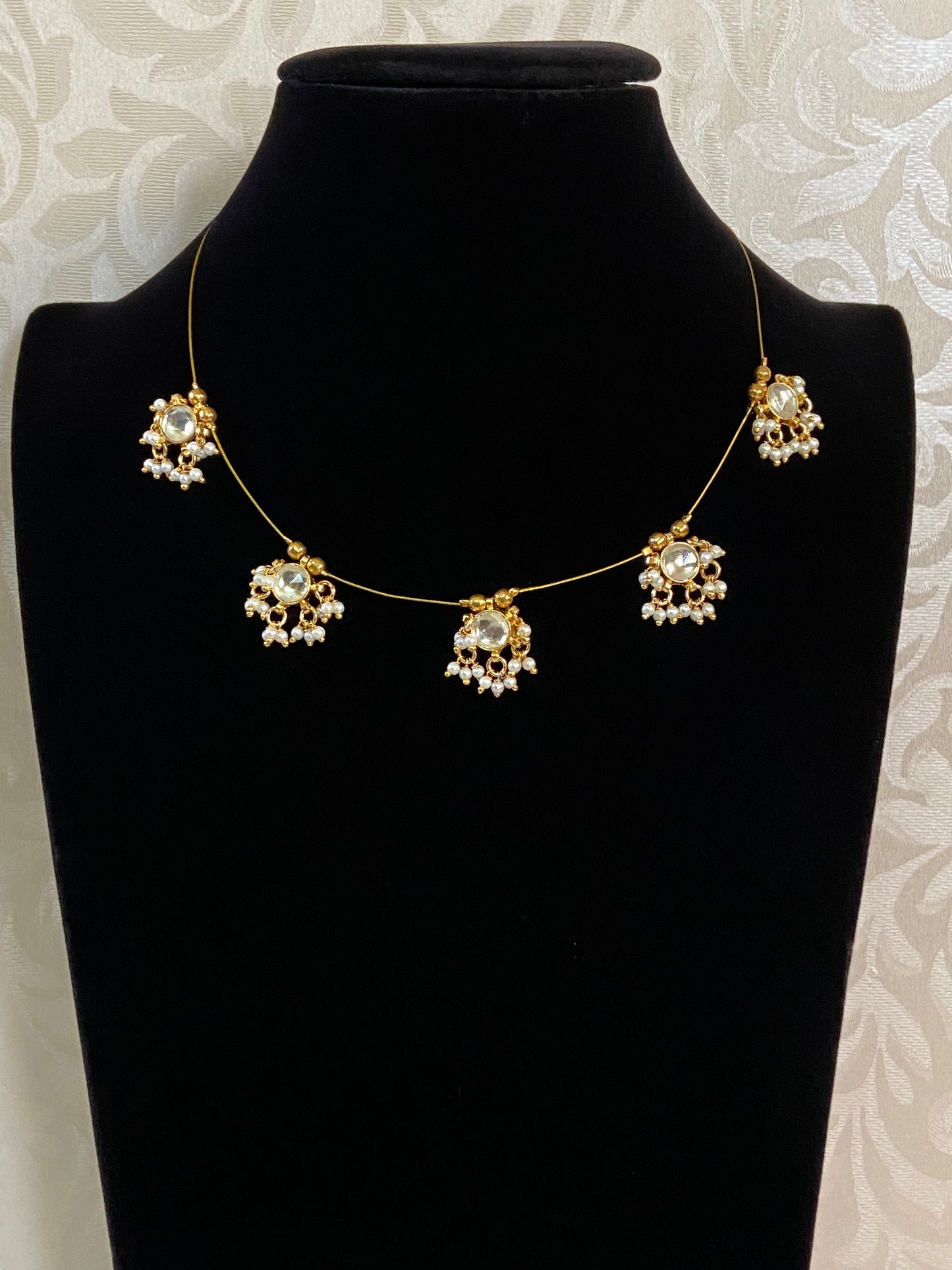 Invisible Jadau Kundan Necklace