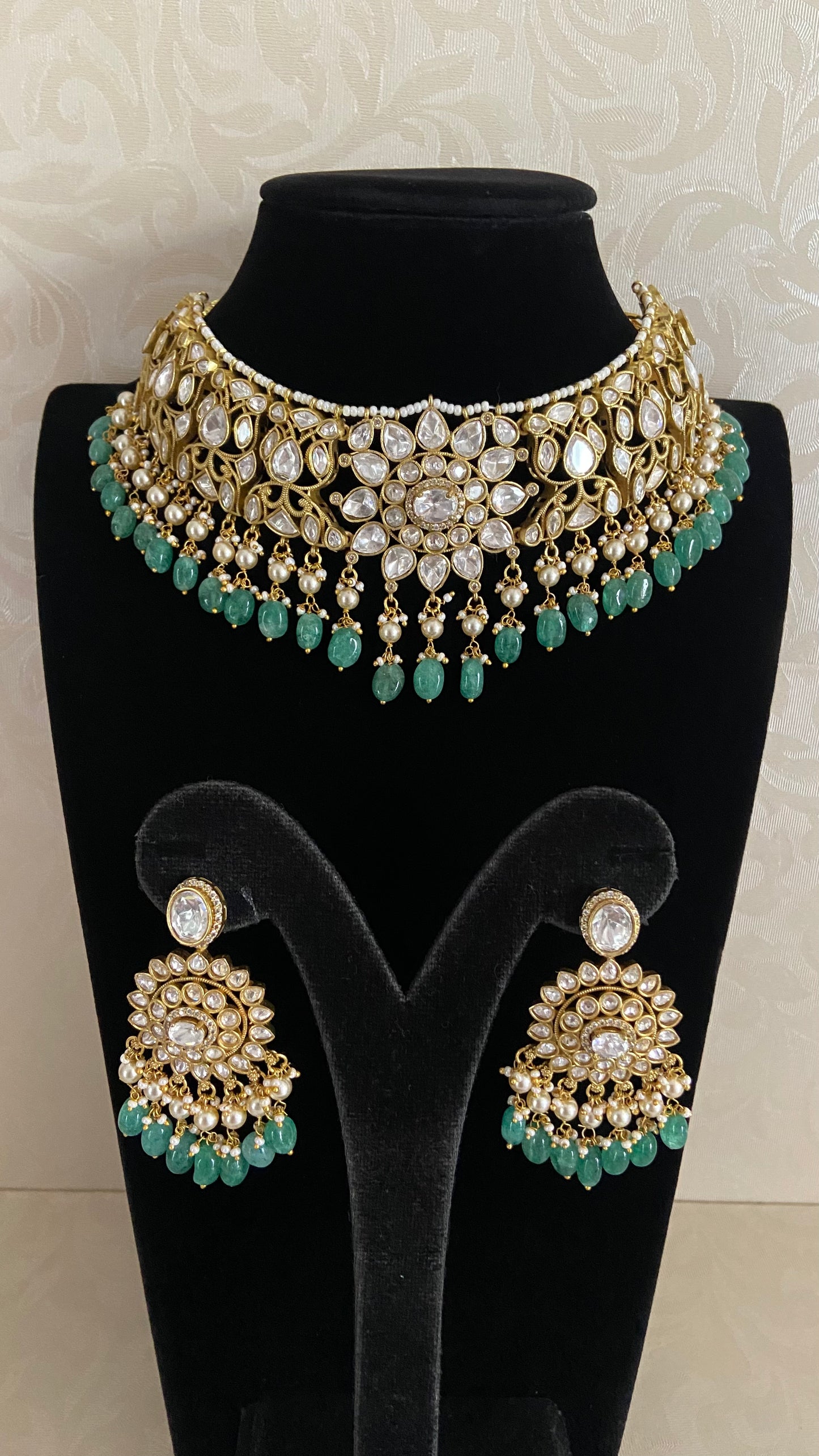 Polki Kundan Choker Set | Latest Indian Jewelry In USA
