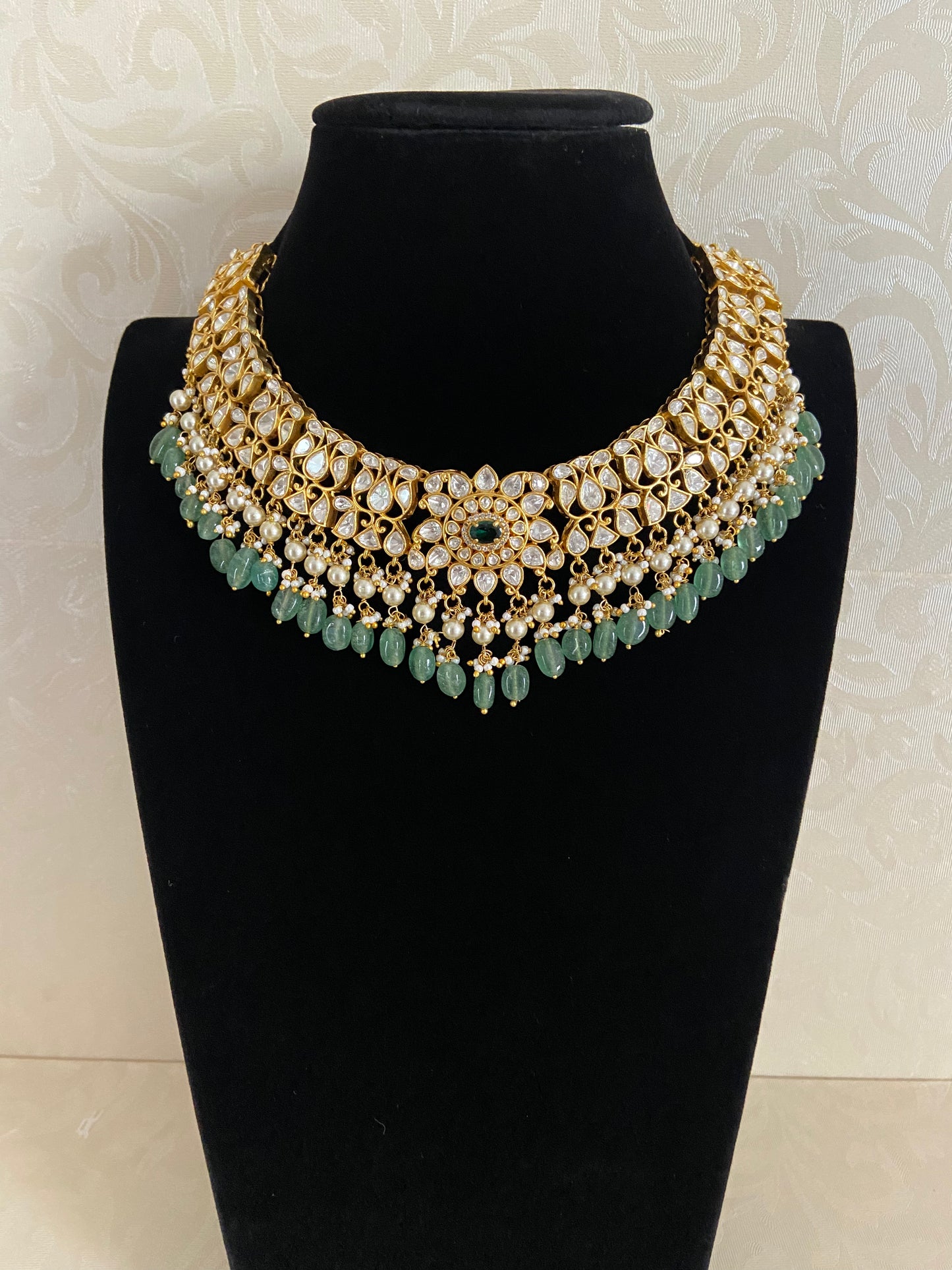 Polki Kundan Necklace Set | Latest Indian Jewelry In USA