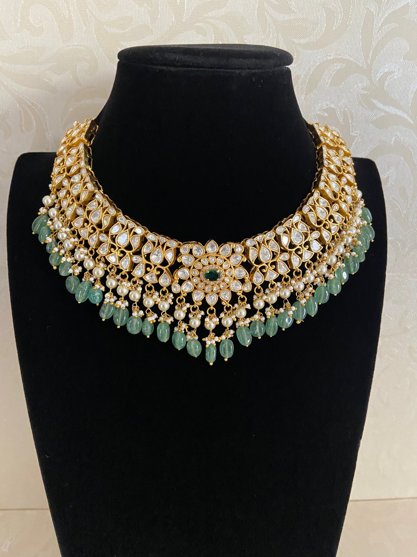 Polki Kundan Necklace Set | Latest Indian Jewelry In USA