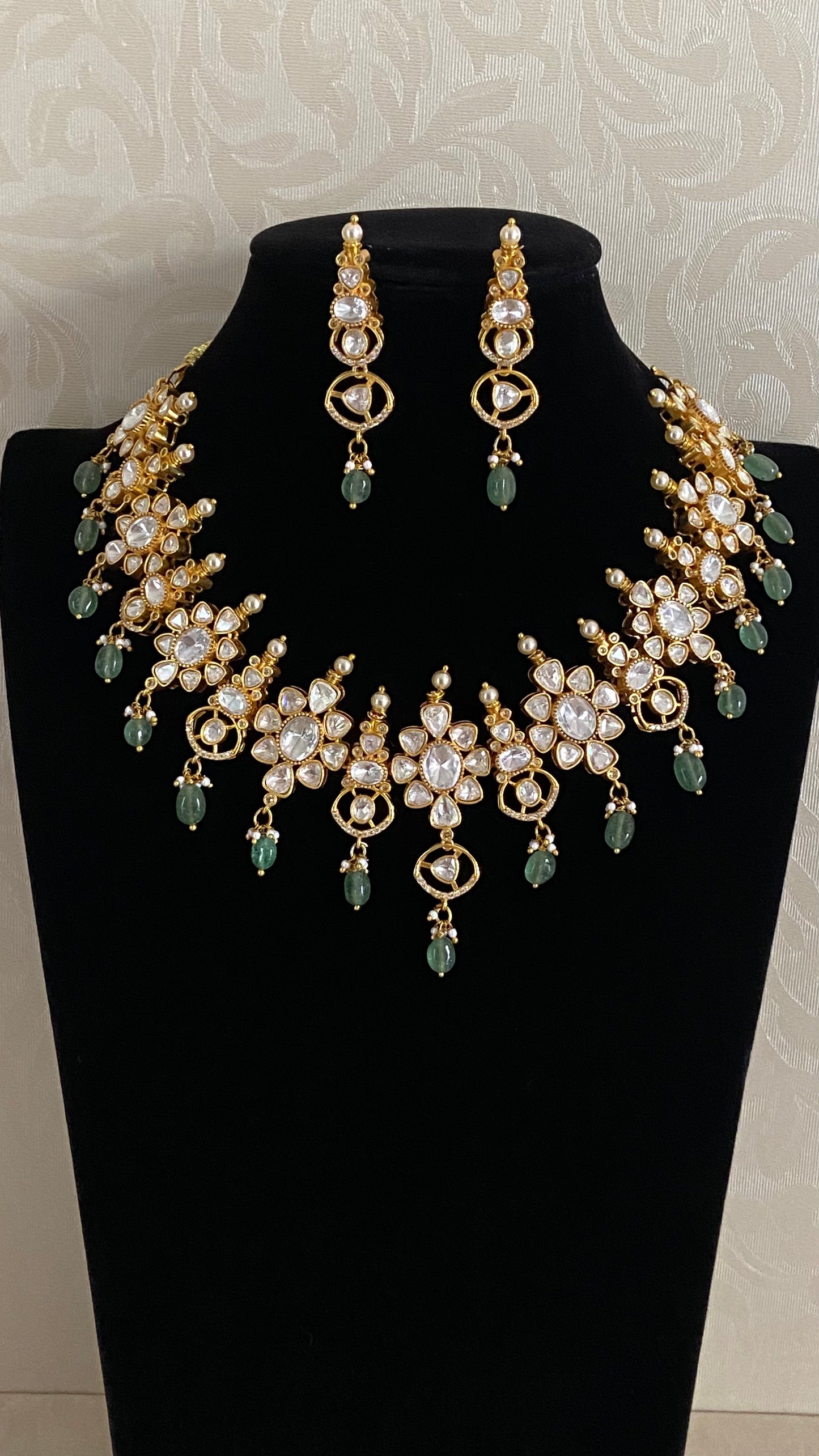 Kundan Bridal Necklace  With Earrings | Latest Jewelry in USA