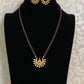 Antique Pearl Pendant Mangalasutra & With Earrings