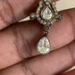 Tear Drop Moissanite Hasli