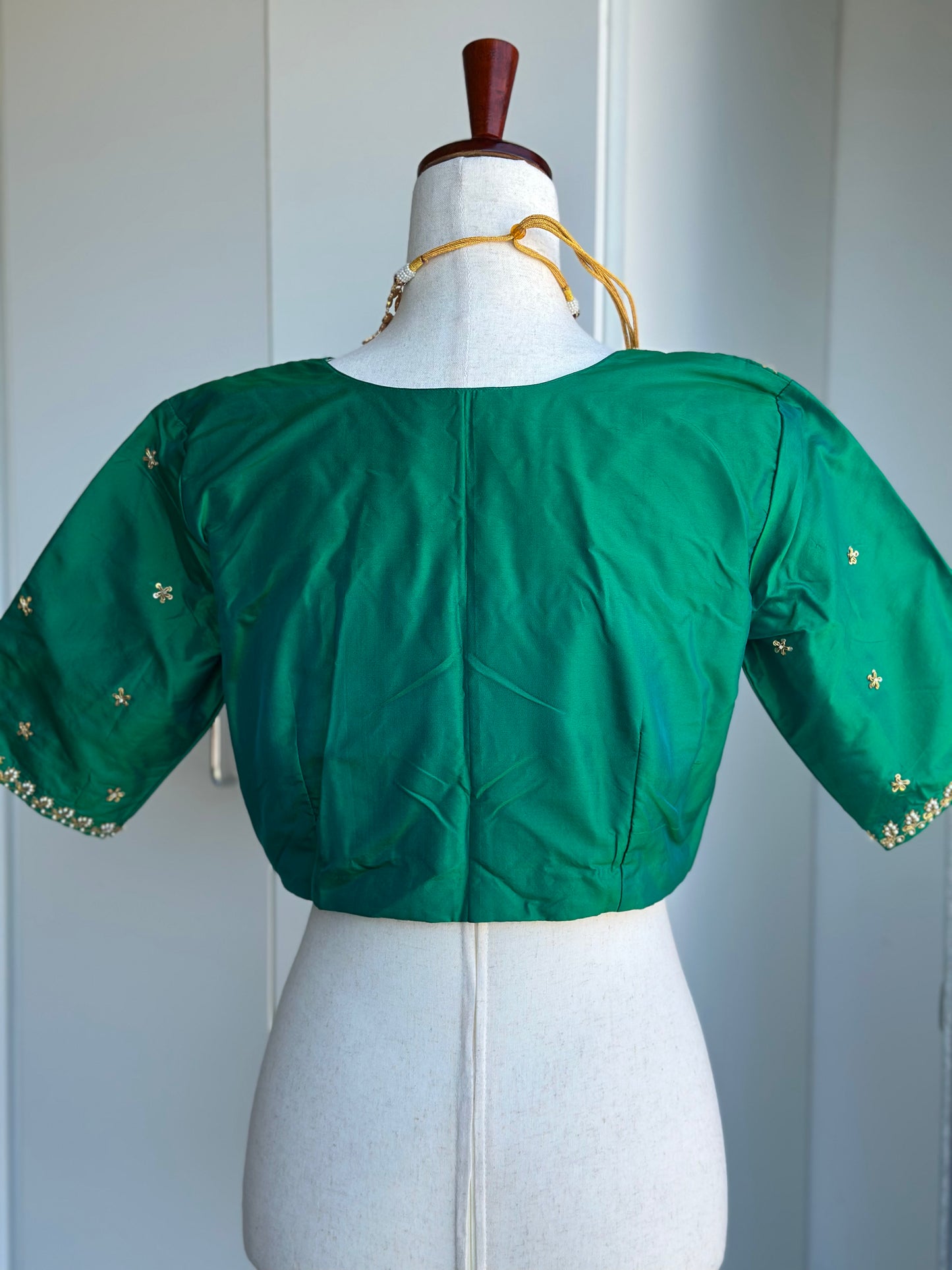 Pure Silk Embroidery Blouse |  Readymade Blouses in USA