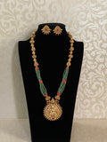 Antique temple necklace | Latest Indian jewelry in USA