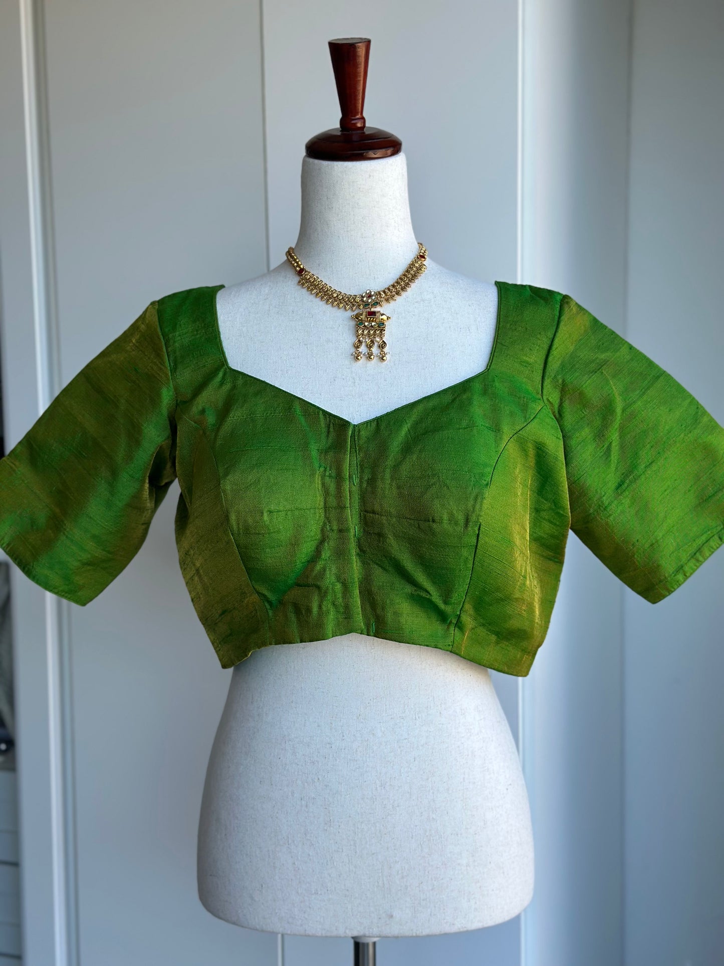 Tissue Raw Silk Blouse | Saree Blouses in USA