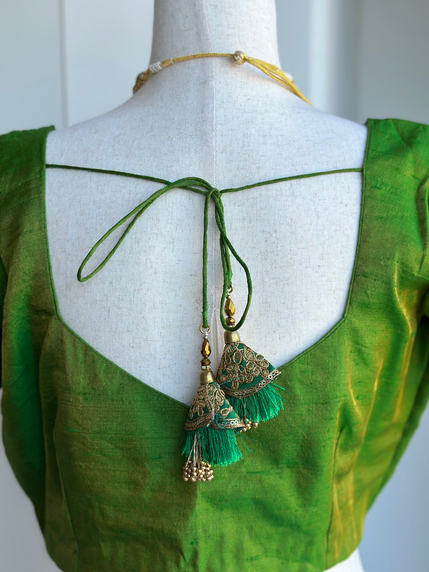 Tissue Raw Silk Blouse | Saree Blouses in USA
