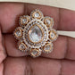 AD Polki Finger Ring | Adjustable Finger Ring