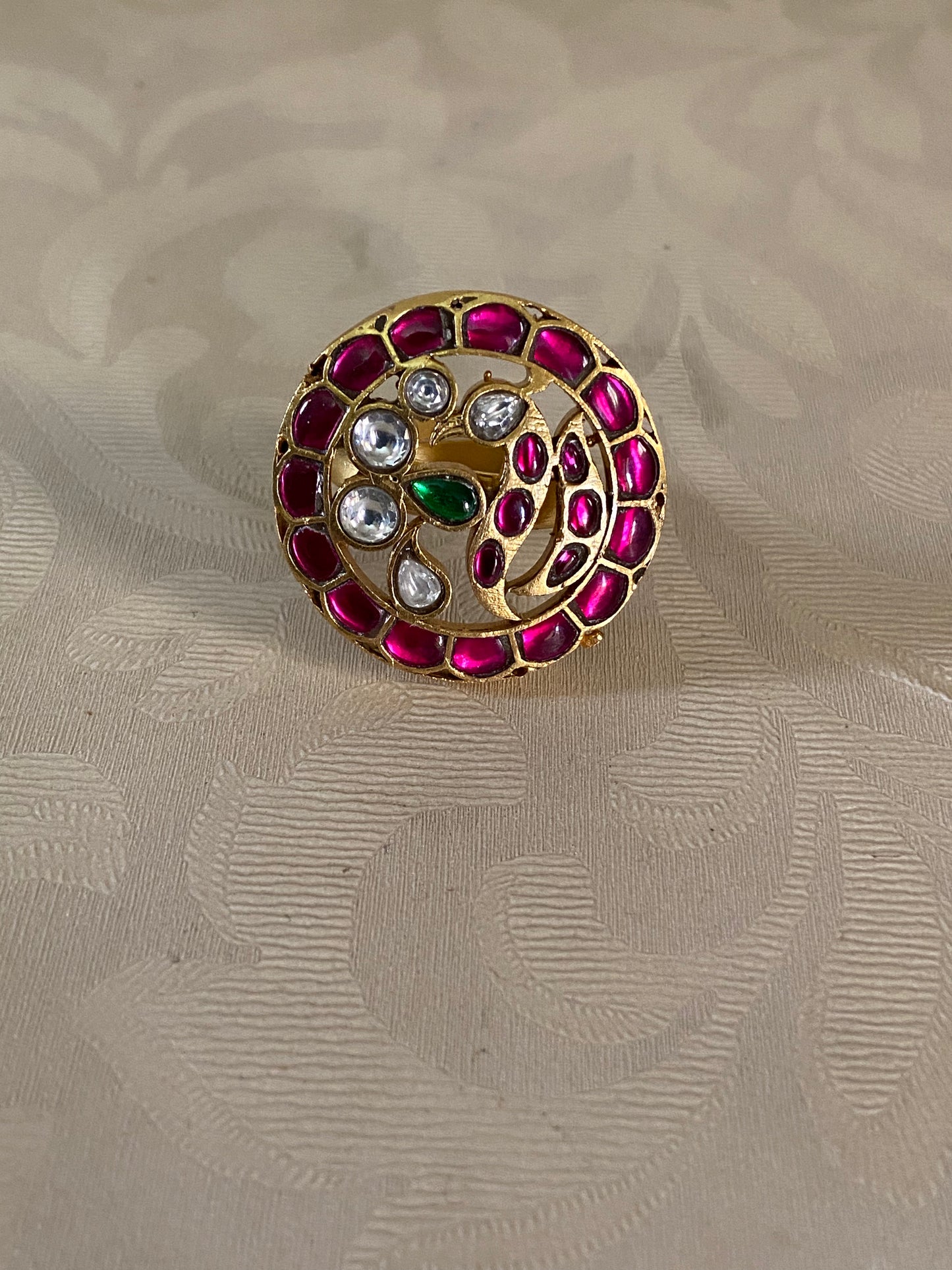Jadau Kundan Finger Ring | Traditional Finger Ring