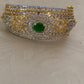 CZ  2Tone Bracelet | Openable Bracelet | Indian Jewelry  | Gift Idea