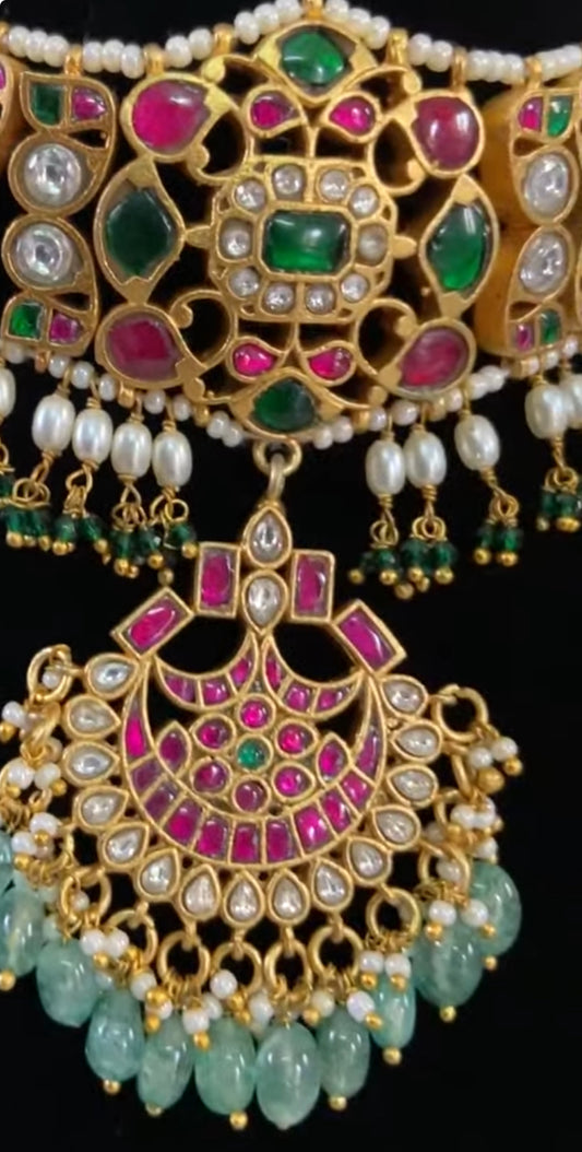 Jadau Kundan Choker/ Desiner Jewellery