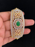 CZ  2Tone Bracelet | Openable Bracelet | Indian Jewelry  | Gift Idea