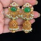 Antique Kundan Jumki Earrings | Traditional Jumkis|  Ahmadabadi Kundan jewelry