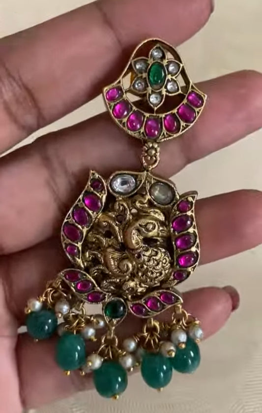 Jadau Kundan Earrings | Traditional Indian jewelry