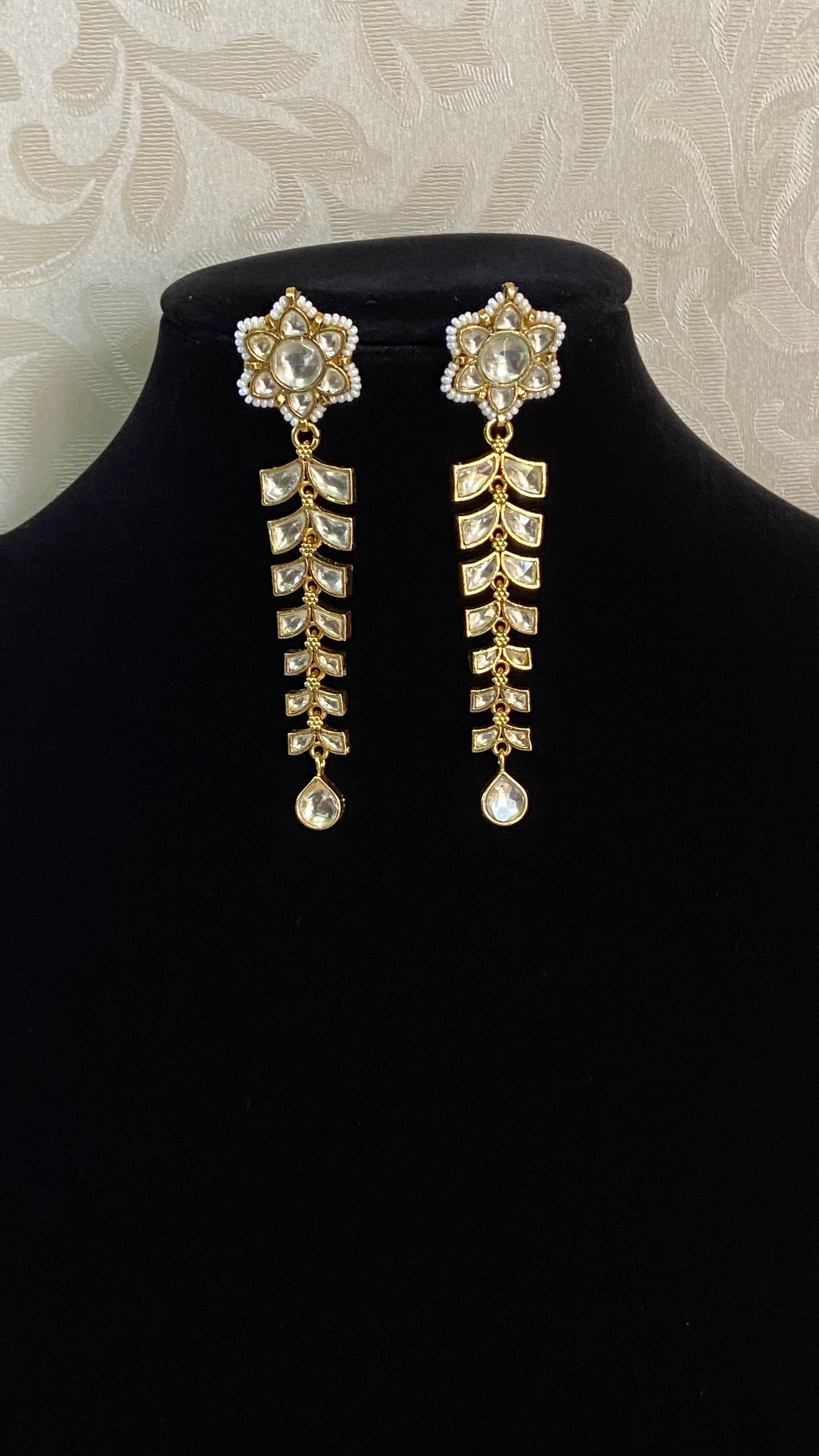 Dangler Kundan Earrings | Indian Earrings