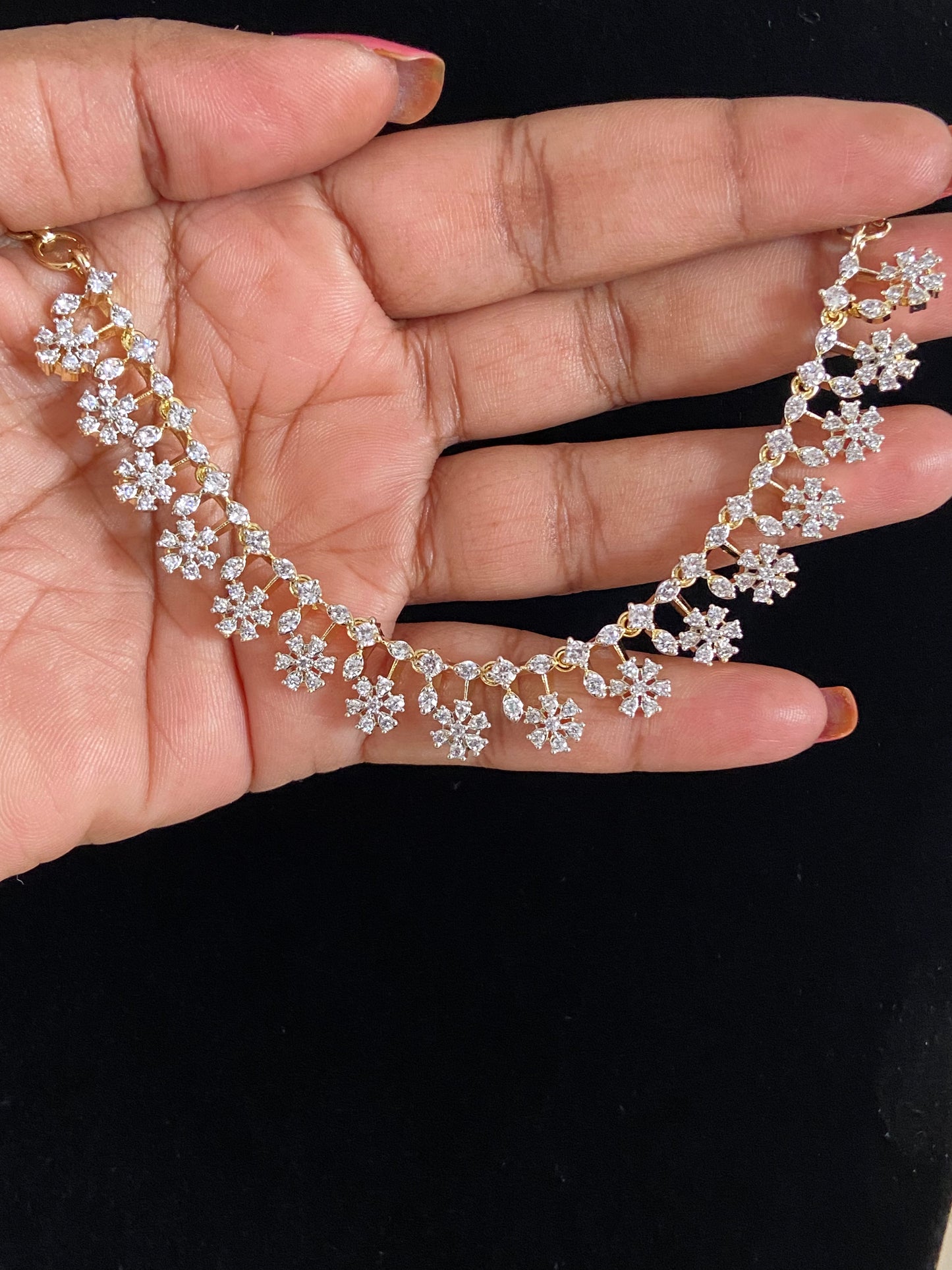 AD Champaswaralu | Indian Ear Chains | Hair accessories