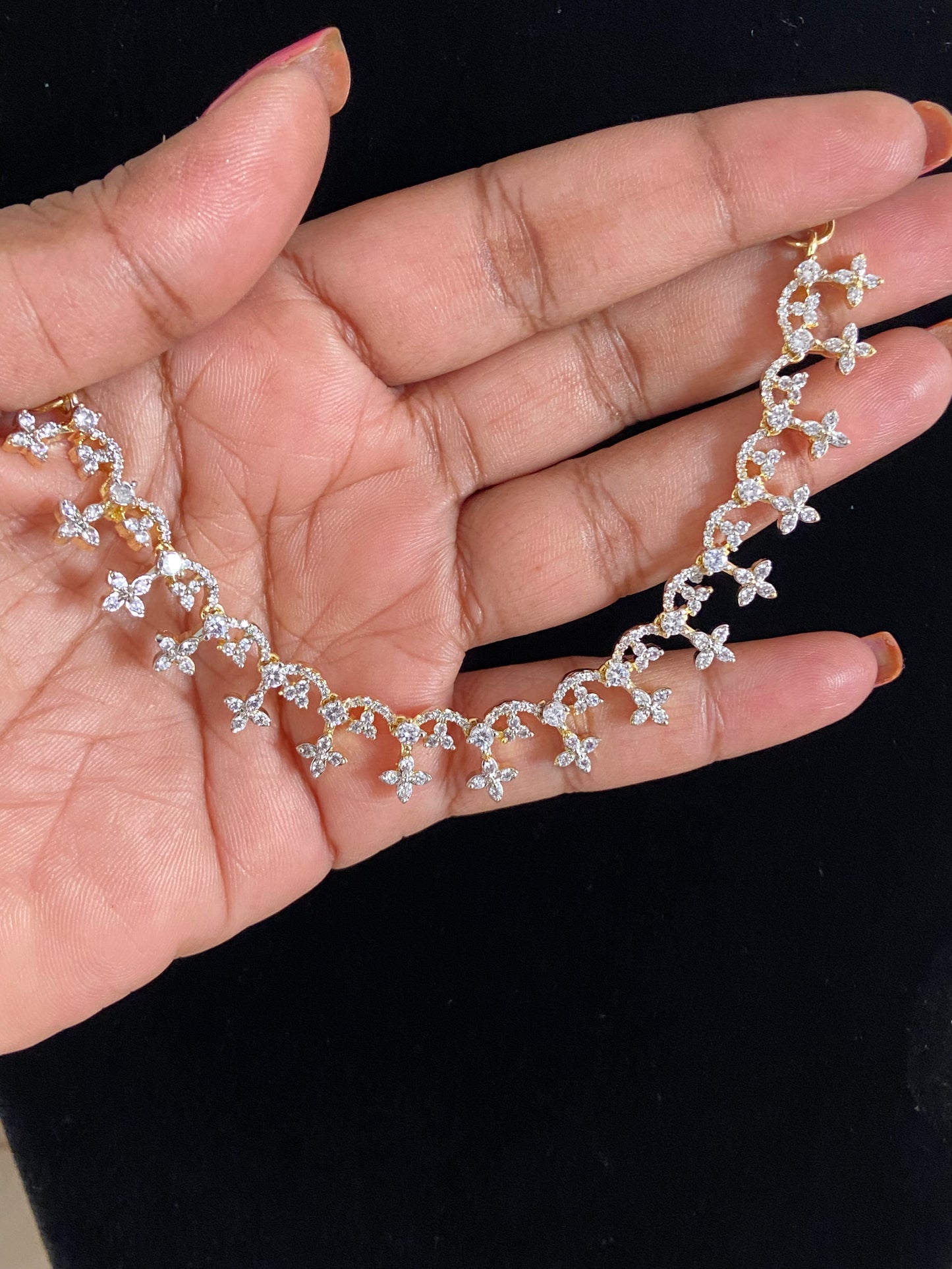 AD Champaswaralu | Indian Ear Chains | Hair accessories